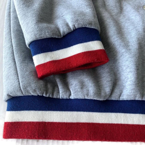 Forever 21 Heathered Gray Varsity Jacket Sz.Medium - Picture 12 of 12